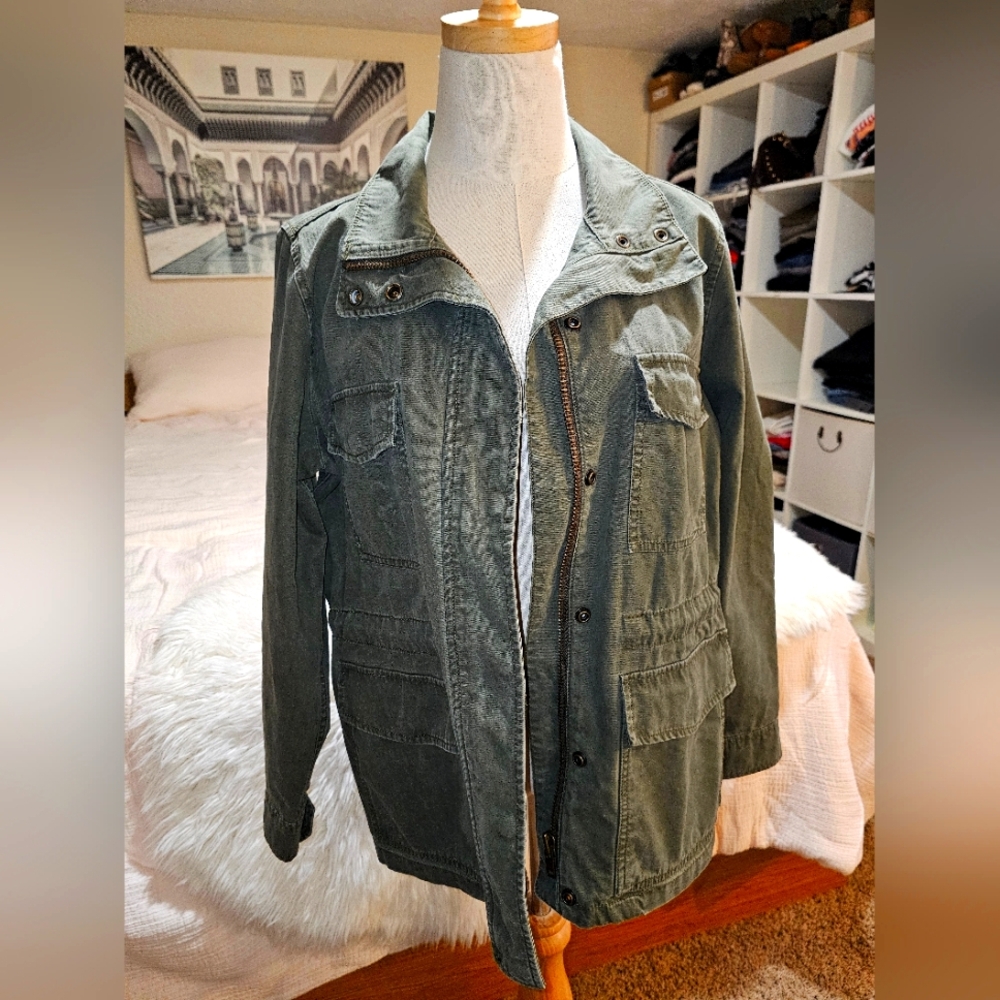 Madewell Green Utility Jacket